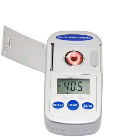 digital refractometer function|digital refractometer for propylene glycol.